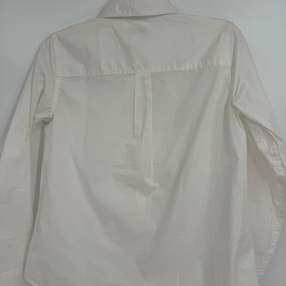 Faherty Shirt Women’s Size XS Top Cotton Button Up Collared White Long Sleeve - Picture 9 of 10